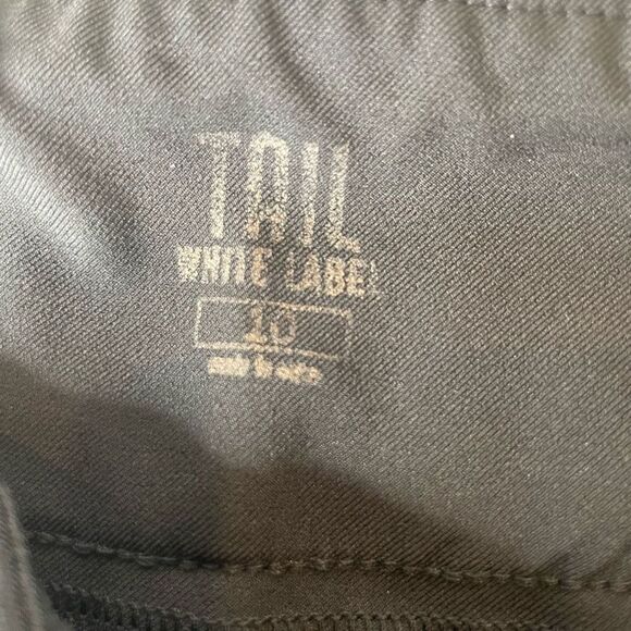 Tail White Label Black Pockets Stretch Pull-On Pants Size 10 - Picture 5 of 8